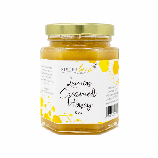 Lemon Creamed Honey 8oz jar